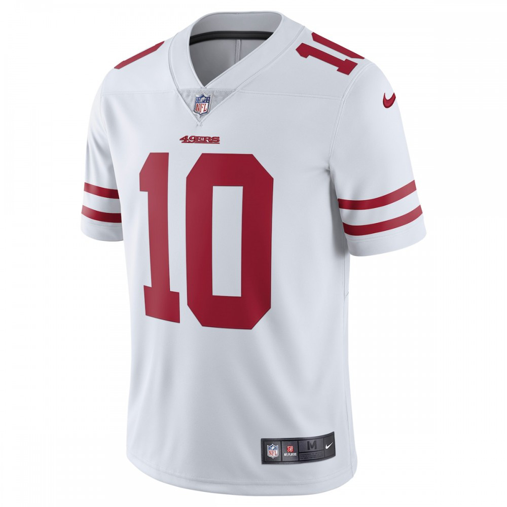 Jimmy Garoppolo San Francisco 49ers Nike Vapor Untouchable Limited Jersey - White-GridironStore